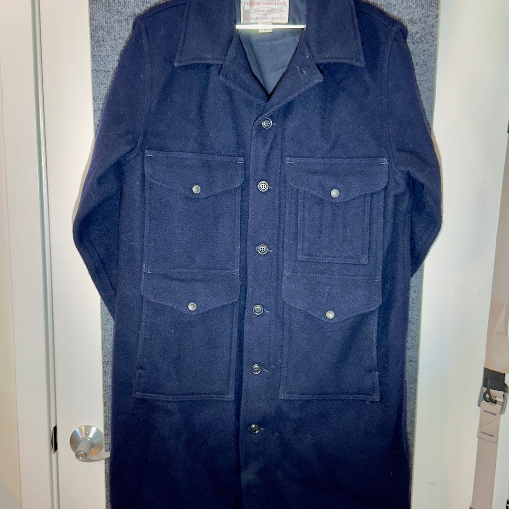 Men's Filson Long Mackinaw Wool Cruiser